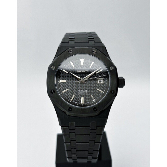 Custom Seiko Mod • Black Sharp Edge Presage AP • 42mm